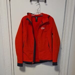 Mountain Hardwear Fiery Red Jacket with Hood